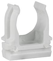 Клипса для гофры EKF-Plast Д=25 белый (уп. 10шт) картинка
